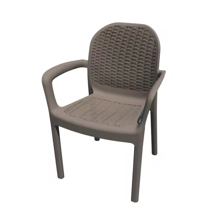 Garden Life Sillón Miranda 8298-02 Elegante Ratán Taupe - Muebles y Electrodomesticos Contreras - 1