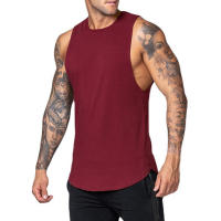 Nueva Llegada De Camiseta De Hombre Para Entrenamiento Ropa De Levantamiento De Pesas Singlet Sin Mangas Deporte Camiseta De Vestido - details 11