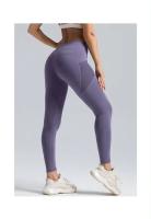 MOV-Pantalones deportivos y de fitness, pantalones color melalgodón, Mallas elásticaspara Correr, Elevación de cadera, High Belt, control del medio ambiente, pantalones de yoga - details 25