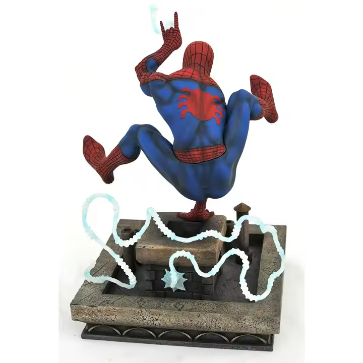 Figura diorama Spiderman Marvel 20cmFigura  Coleccionable - Idea de Regalo- Mercancia Oficial - Juguetes para Niños y Adultos - Movies Fans - Muñeco para Coleccionistas y Exposición - 1
