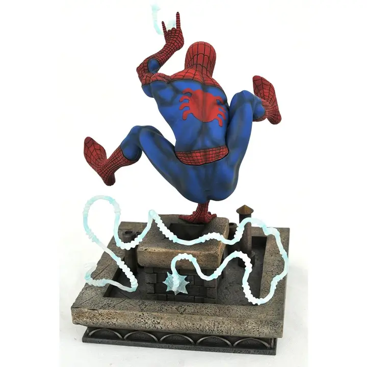Figura diorama Spiderman Marvel 20cmFigura  Coleccionable - Idea de Regalo- Mercancia Oficial - Juguetes para Niños y Adultos - Movies Fans - Muñeco para Coleccionistas y Exposición - 1