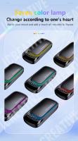 Adaptador De CarPlay Sin Cable Para iPhone Para Coches 2016 Y Posteriores Con Luz Ambiental OEM Cableado Icreative Color Negro Con Iluminación RGB De 7 Colores - details 3