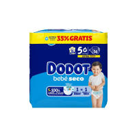 Dodot Bebé Seco Talla 5 (12-17 kg) – 56 Pañales Azul con Extra Absorción y Protección Antifugas ROUA - details 0
