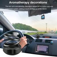 Difusor De Fragancia Solar Para Coche Adorno Creativo Para El Interior Aromaterapia Air Freshener Accesorio De Decoración - details 1