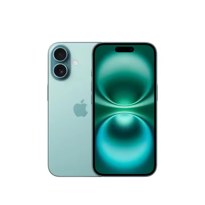 Apple iPhone 16 15,5 cm (6.1") SIM doble iOS 18 5G USB Tipo C 128 GB Verde azulado - 1