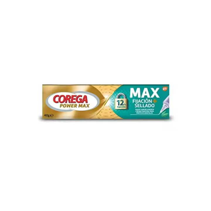Corega Power Max Fijacion + Sellado Sabor Menta 40g Corega - 1