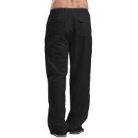 Pantalones Casual Para Hombre De Talla Grande With Belt Elástica Largos Y Ligeros Estilo De Calle Pantalones Rectos Para Primavera Y Verano - details 7