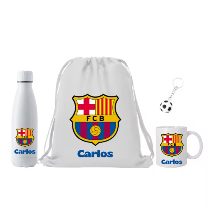 Fútbol Club Barcelona FCB - Artículo de regalo - Diseño FCB + nombre (Dejar nombre en chat o notas) - 1