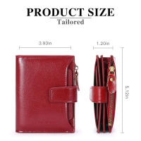 Monederos para Mujer, Cuero auténtico pequeño y Compacto Cartera para Mujer con protección RFID - details 4