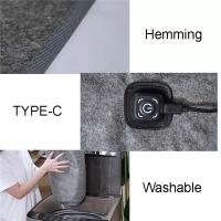 Alfombra Calentada USB Ultraligera Plegable De 6 Áreas Para Camping Y Coche Alfombra Térmica Para Dormir Adecuada Para Senderismo - details 7