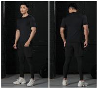 Camiseta De Compresión Para Hombre Guts Dutrieux Fitness Running Deporte Tshirts Tiras De Gimnasio Deportivas Secado Rápido Verano Tee S-3xl - details 5