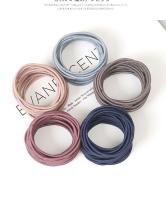 Nuevo Set De 100 Piezas Cinturones Elásticos De Nylon Básicos Para Mujer 4CM Accesorios De Cabello Headwear Esponja De Pelo Para Moño - details 14