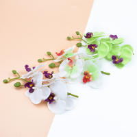 4Pcs Accesorios De Decoración Para El Hogar Hojas Silvestres Y Mariposas En Orchidáceas Silkenvas Para Decoración Del Hogar Flores Artificiales - details 13