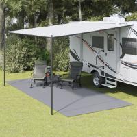 vidaXL Alfombrilla de camping 5,5x2,5 m Color Azul,  Crema,  Antracita y mas - details 3