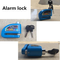 Cerradura De Freno Con Alarma Para Motocicleta Scooter Y Bicicleta De Aleación De Aluminio Impermeable Antirrobo Con Dos Llaves De Cobre - details 3