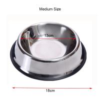 Contenedor De Alimentos Para Mascotas De Acero Inoxidable Con Cuenco De Agua Juego De Alimentación Para Perros Pequeños Y Grandes Duradero - details 7