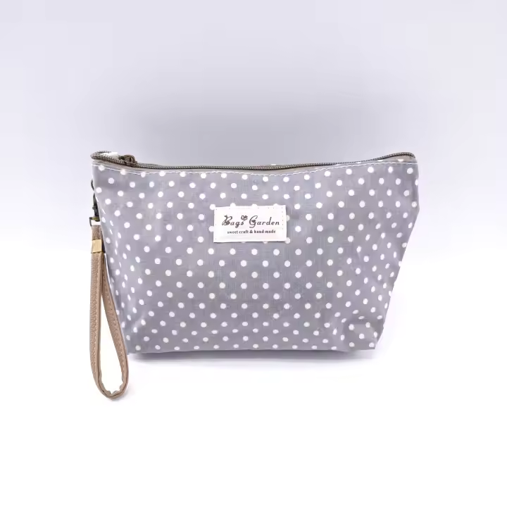 Bagsgarden Neceser Mediano Impermeable lunares - Bolsa de Viaje de Gran Tamaño para Artículos de Aseo - 1