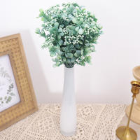 2pc Flores Artificiales Milan Fruta Broche Largo Bouquet Para Boda Decoración Del Hogar Plantas Falsas Suministros De Corona DIY - details 1