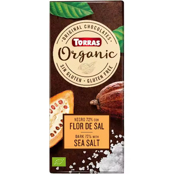 Chocolate Negro 70 % Cacao Con Flor De Sal 100 Gr - 1