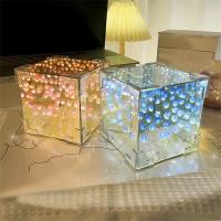 Caja De Tulipes Románticas Hecha a Mano Con LED Luz Nocturna DIY Decoración De Mesa Para Dormitorio Y Sala De Estar Material PVC Estilo Clásico Postermoderno - details 1
