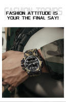 Reloj De Pulsera Militar SANDA Camuflaje Estilo G LED Digital Resistente Al Agua Deportivo Casual Para Hombres Con Función De Stop Watch Y Luz Lumínica - details 7