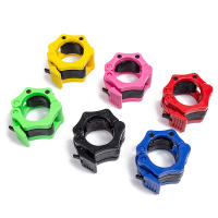 2pcs De Barras De Libras 2.5CM Clip De Bloqueo De Barbilla Para Entrenamiento De Fuerza Y Levantamiento De Pesas - details 0