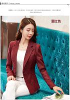 Chaqueta De Negocios Para Mujer Estilo Lady Oficina Elegante Y Ajustada Cierres Únicos Blazer Formal Para Todas Las Estaciones - details 6