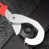 Juego De Llaves De Dos Manos Ajustable Multifuncional De Acero Al Carbono Para Tubería Universal Herramienta Manual De Grip - details 0