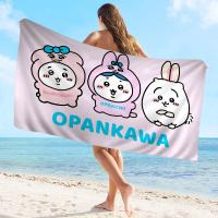 Toalla De Playa Microfibra Chiikawa Cute Absorbente Rápida Secado Suave Yoga Natación Resort Montañismo Tamaño 30x60 Cm 50x100 Cm - details 6