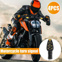 4Pcs Luz De Señalización Para Motocicleta LED Profesional Amarilla Mini Indicador De Giro Universal Para Frente Y Trasero - details 0