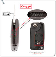 Jingyuqin Llave De Repuesto Con 2 Botones 434Mhz ASK/FSK Para Peugeot 107 207 307 307S 308 407 607 Con Chip PCF7961 PCF7941 Control Remoto Fob - details 3