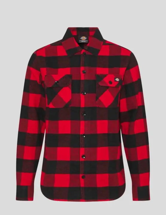 Camisa Dickies New Sacramento Roja - Alta Calidad - 1
