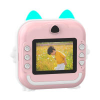 Cámara Digital Para Niños Q5 Con Impresora Térmica Mini Cámara Que Imprime Fotos Regalo Para Niños Camera Infantil Instantánea - details 11
