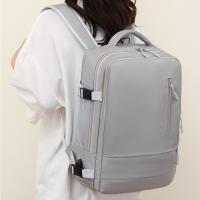Mochila de viaje repelente al agua para mujer, carga USB para portátil con mochila escolar, con correa de equipaje, informal - details 7