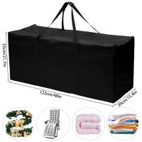 Bolsa De Almacenamiento Para Muebles De Jardín Y Árbol De Navidad Impermeable Y Resistente a La Ruptura De 210D Oxford Cubierta Ecológica Rectangular Multiusos - details 3