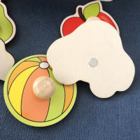 Rompecabezas De Madera Montessori Para Bebés Juego Educativo 3D Animal De Película Juguetes Para Niños De 1 a 3 Años Unisex - details 14