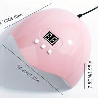Lámpara De Secado De Uñas UV LED 54W Máquina De Fototerapia Profesional Para Esmalte De Gel Herramienta De Manicura En Salón Equipamiento De Uñas - details 6