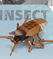 Mini Serie De Insectos Bloques De Construcción Unicornio Scarab Cucaracha Juguetes De Artesanía Pequeños Animales Para Niños Regalo De Navidad - details 16