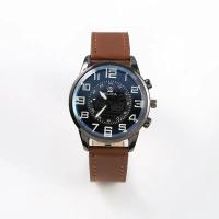 Reloj Deportivo De Moda 2024 Para Hombres Reloj Digital Trendy Con Cinta PU Cuero Reloj De Cuarzo Estudiante Resistentes Al Agua - details 4