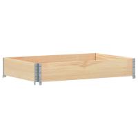 vidaXL Jardinera de madera maciza de pino 120x80 cm Color Marrón,  Negro,  Gris y mas - details 3
