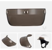 Casco De Motocicleta Retro Mitad Rostro Con Visera De 3 Botones Pantalla Antigolpes Accesorios Para Motocicleta Unisex - details 6