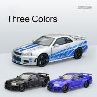 Coche De Deportes Nisaan GTR-R34 Modelo 1:32 Con Sonido Luz Y Función Retroceso Aleación De Metal Miniatura Regalo Para Niños Tamaño Aproximado 15*6*4.3CM - details 16