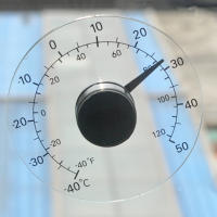 Medidor De Temperatura Y Humedad Impermeable Para Exteriores Con Pantalla Transparente Para Ventanas Medidor De Ambiente - details 4