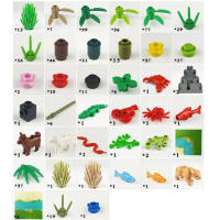 Bloques De Construcción Clásicos Base Placa De Granos 580pcs Pack Para Crear Un Escenario De Selva Tropical Para Niños - details 7