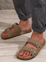 Zapatillas De Hombre Moda Impermeables Antideslizantes Con Suela Gruesa Resistente Al Desgaste Para Uso Doméstico Y Exterior Casual - details 2