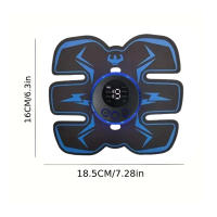 Estimulador Muscular EMS Recargable Por USB Trainer De Fitness Inteligente Dispositivo De Adelgazamiento Y Entrenamiento Abdominal Sin Cable - details 4