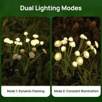 Luces Solares Para Jardín De 10L Dual Mode LED Impermeables Decoración Para Patio Camino Lámparas De Bajo Consumo De Energía Forma De Hongo Y Medusa - details 1