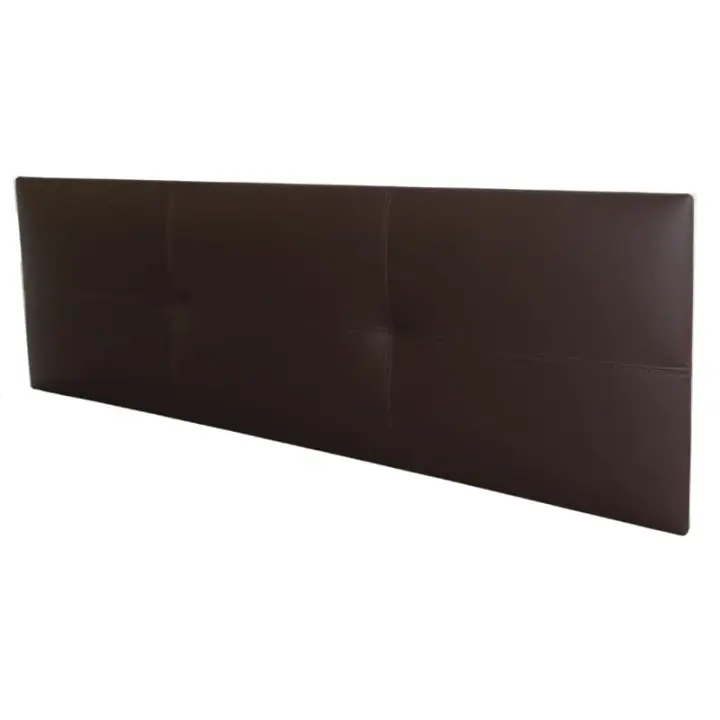 Miroytengo Cabecero Isabella Cama Matrimonio de Polipiel Marrón Chocolate 165x52 - 1