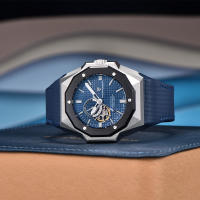 Reloj Mecánico Para Hombre PAGANI DESIGN 42MM NH39 Cristal De Zafiro Deportivo Resistente Al Agua Acero Inoxidable Pulsera De Goma Estilo Business - details 8