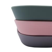 3 Piezas Bandejas para Comida Bandejas Práctico y Duradero Bandejas para servir de Plastico 3 Color Bonito Bandejas Rectangulares de Plástico Hosteleria para Comedor Cafés Cocina 34 x 24 cm - details 3